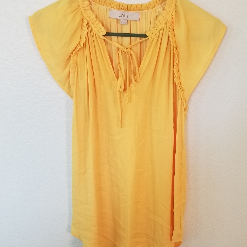 Yellow blouse